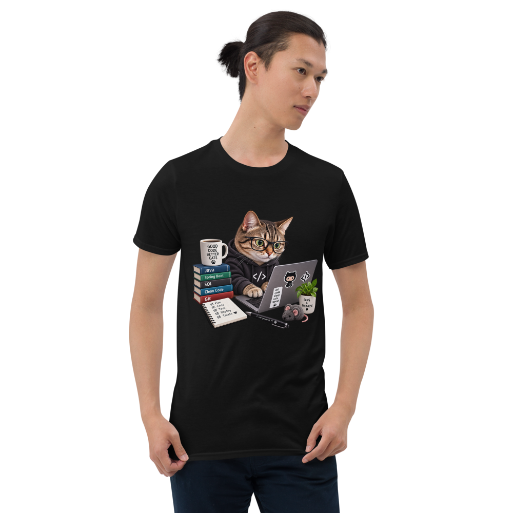 Engineer Cat · Unisex / Black / S