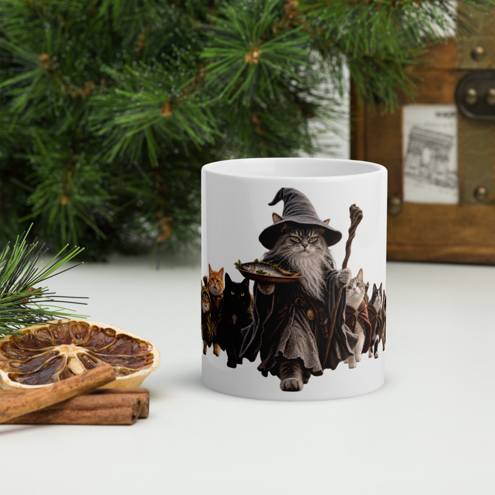 Lord of the cats mug · White / 11 oz