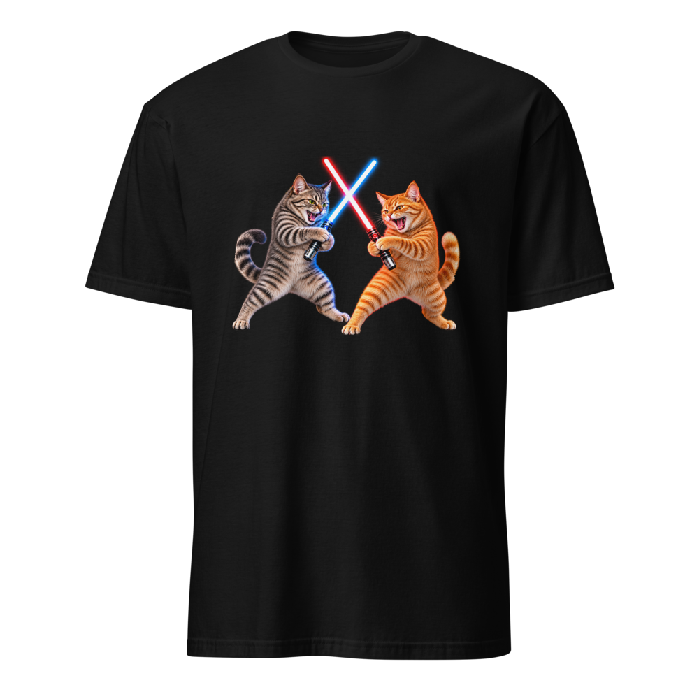 Cat Wars Short-Sleeve Unisex T-Shirt · Unisex / Black / S