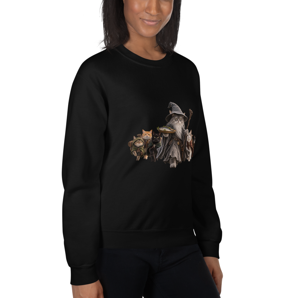 Lord of the cats Sweatshirt · Unisex / Black / S