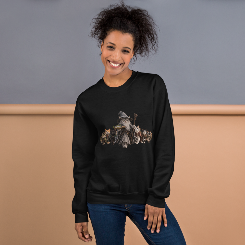 Lord of the cats Sweatshirt · Unisex / Black / S