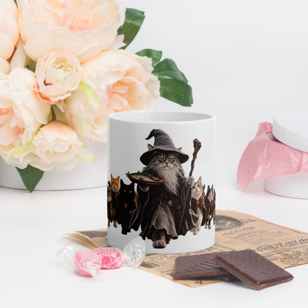 Lord of the cats mug · White / 11 oz