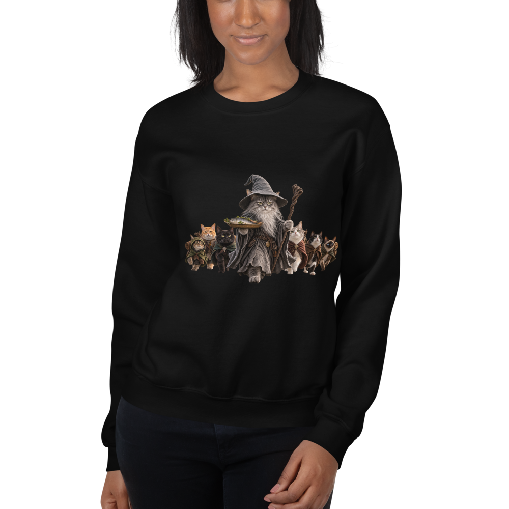Lord of the cats Sweatshirt · Unisex / Black / S